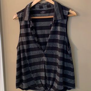 Dressy sleeveless shirt